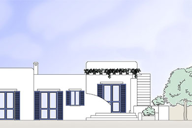 Residential construction in Sifnos