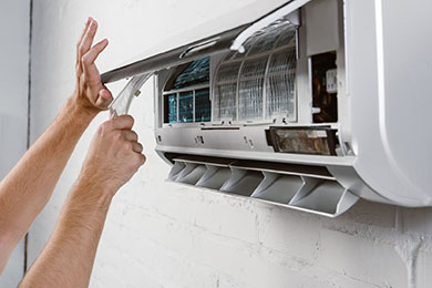 Air conditioner unit maintenance